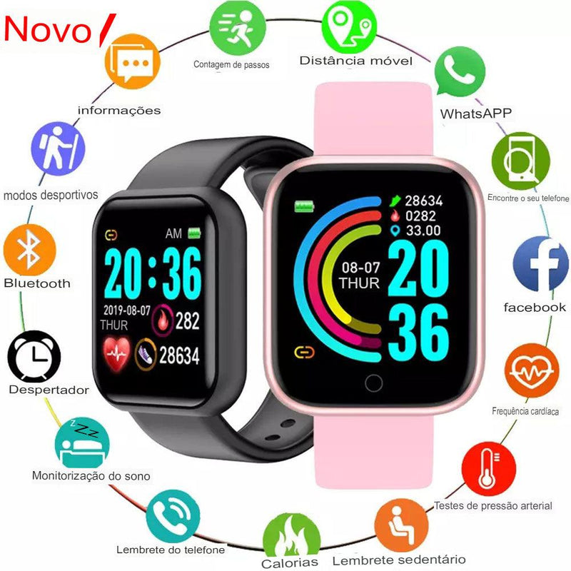 Relógio SmartWatch Esportivo Android - IOS®