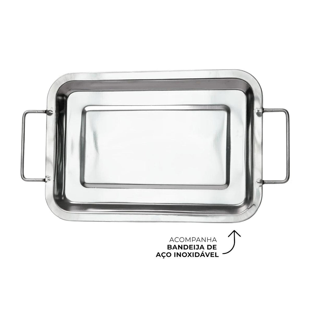 Churrasqueira Inox + BANDEIJA®