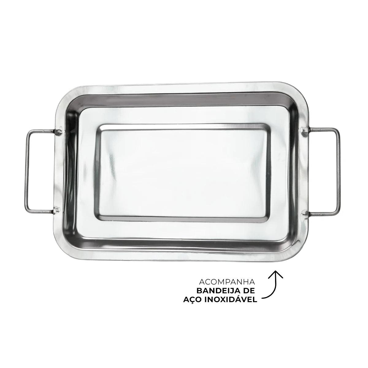 Churrasqueira Inox + BANDEIJA®