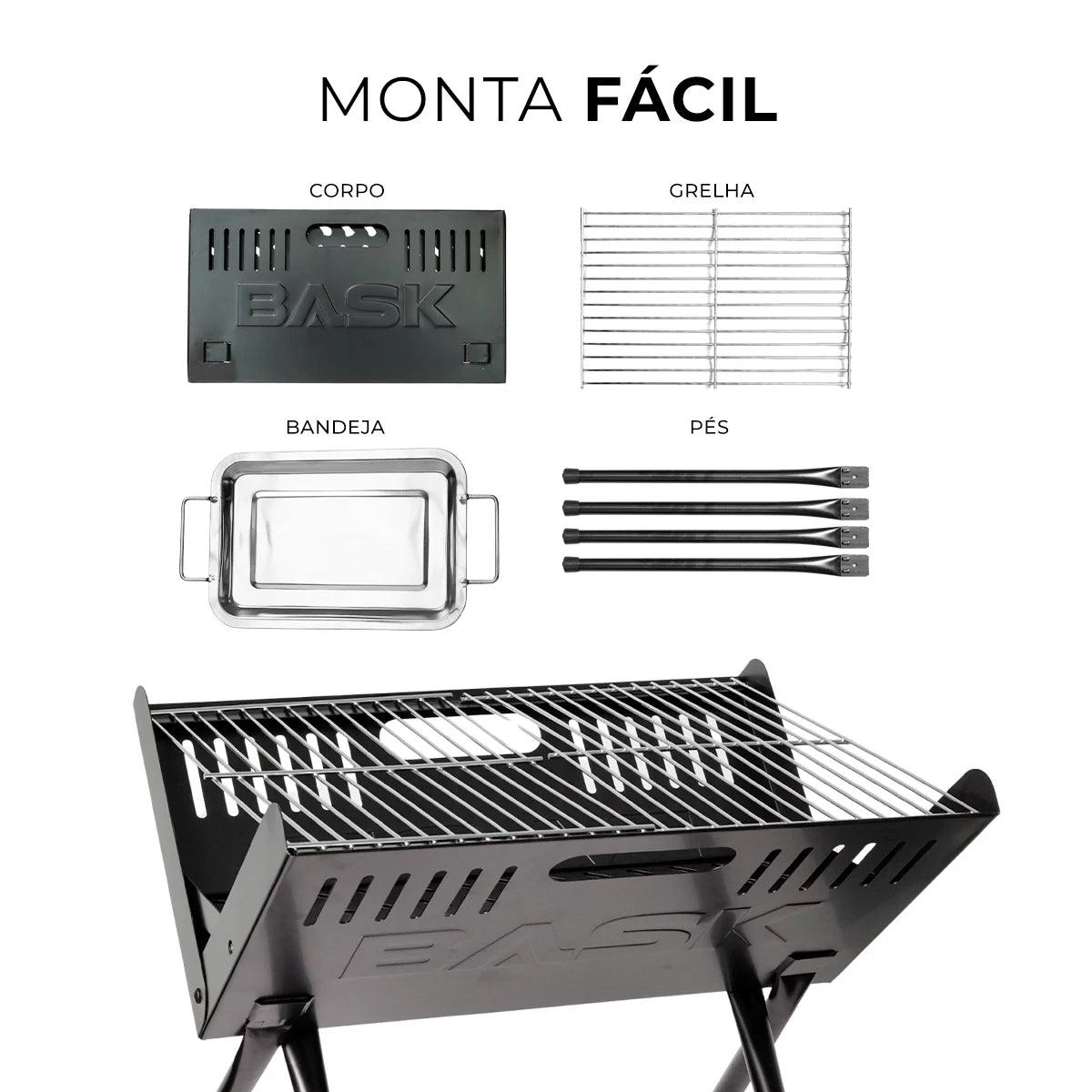 Churrasqueira Inox + BANDEIJA®