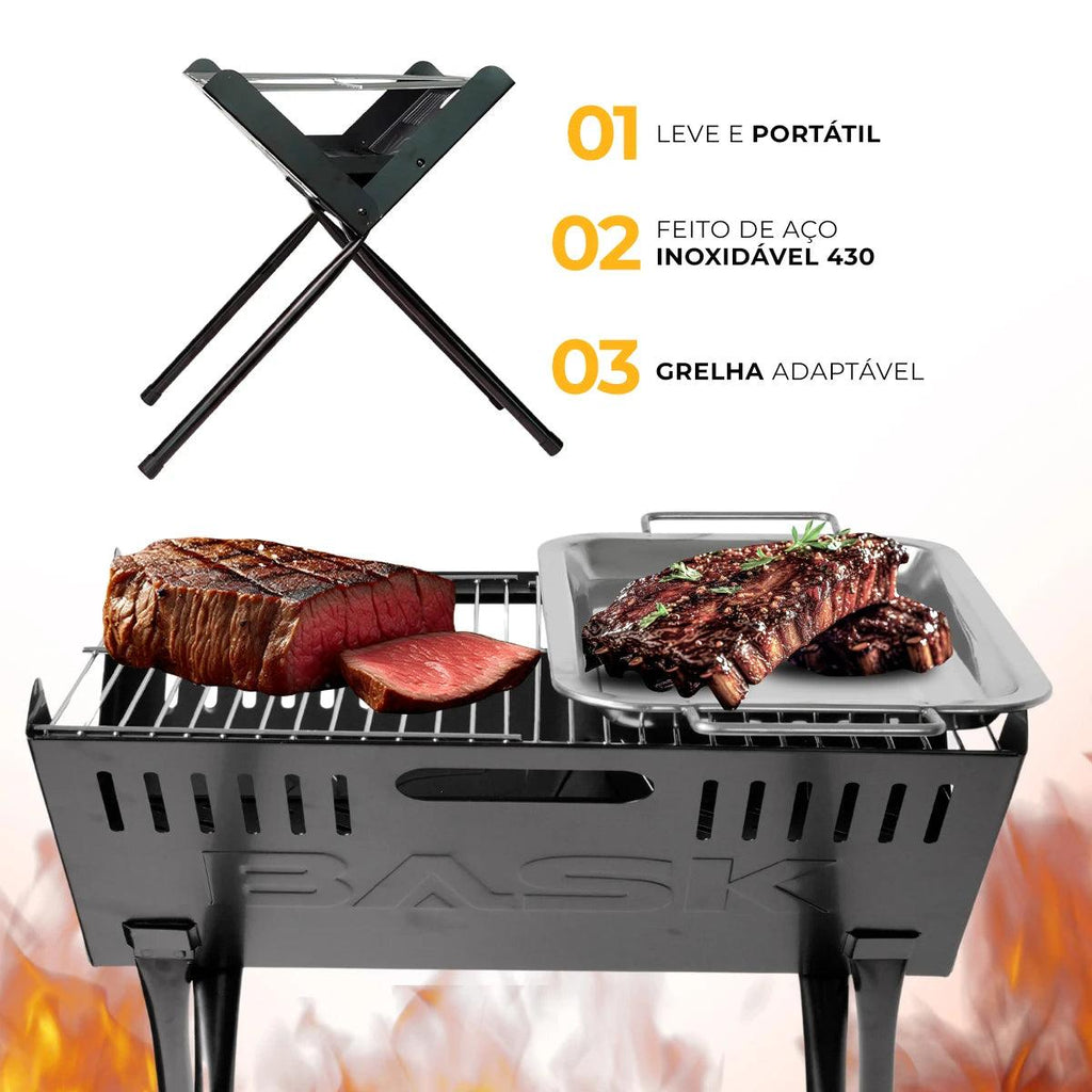 Churrasqueira Inox + BANDEIJA®