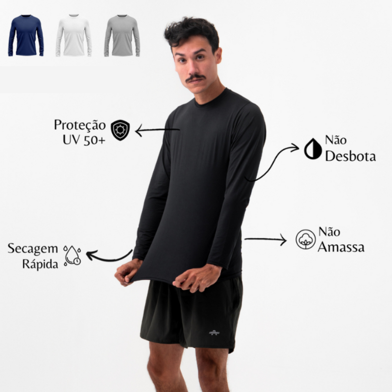 Camisa UV 50+ Térmica Manga Longa®