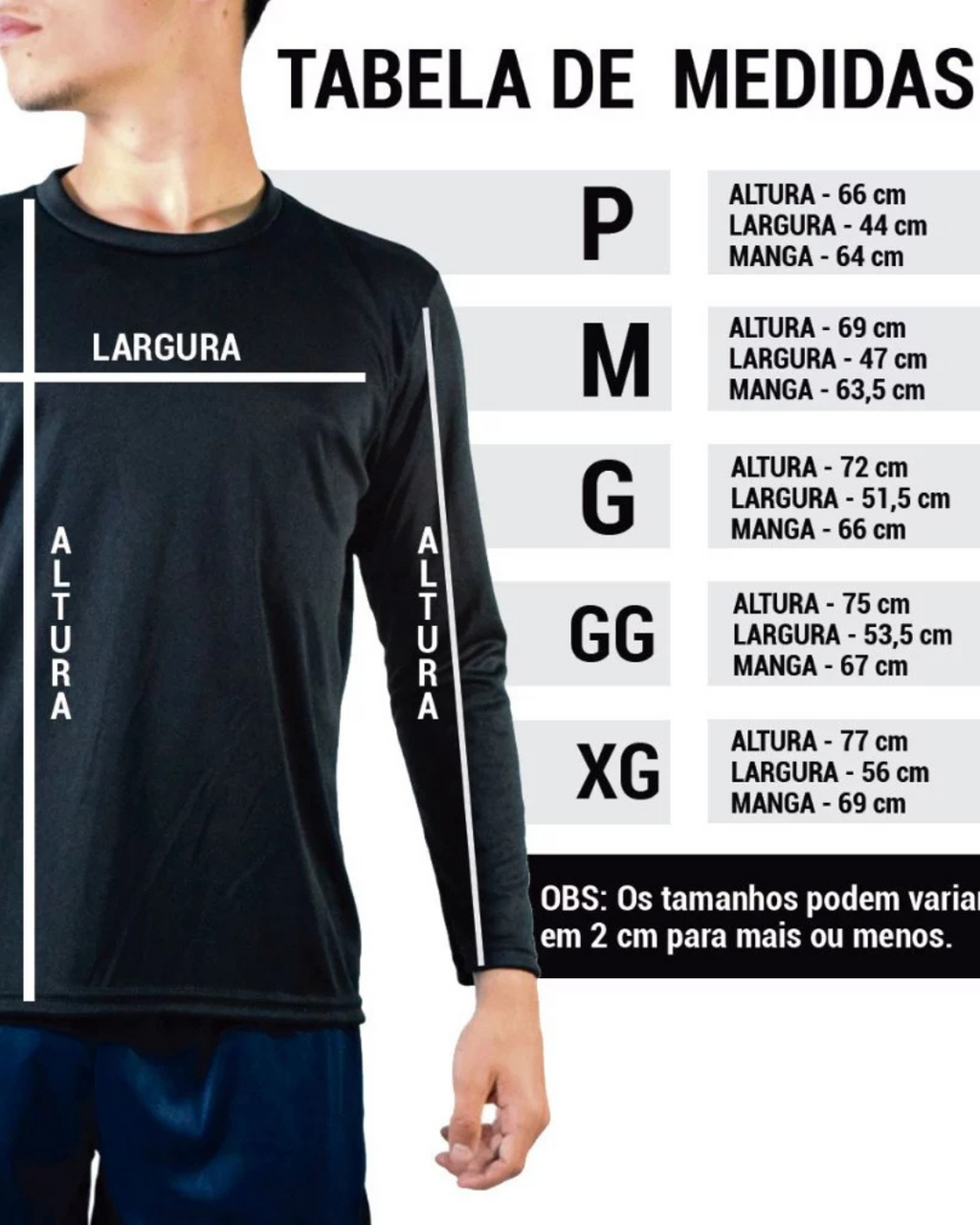 Camisa UV Térmica Manga Longa