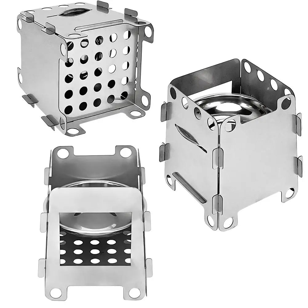 Fogão Portátil a Lenha + Bandeja®