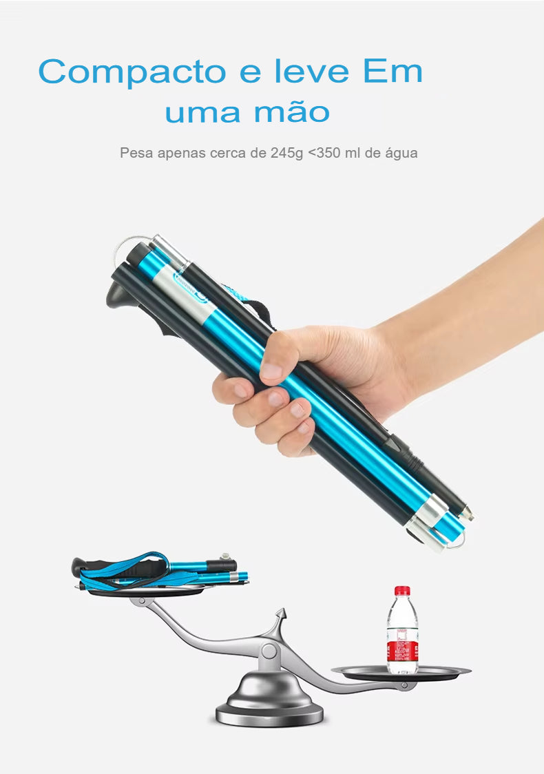 Naturehike Bastões de trekking Ultraleve Dobrável 1 pçs®