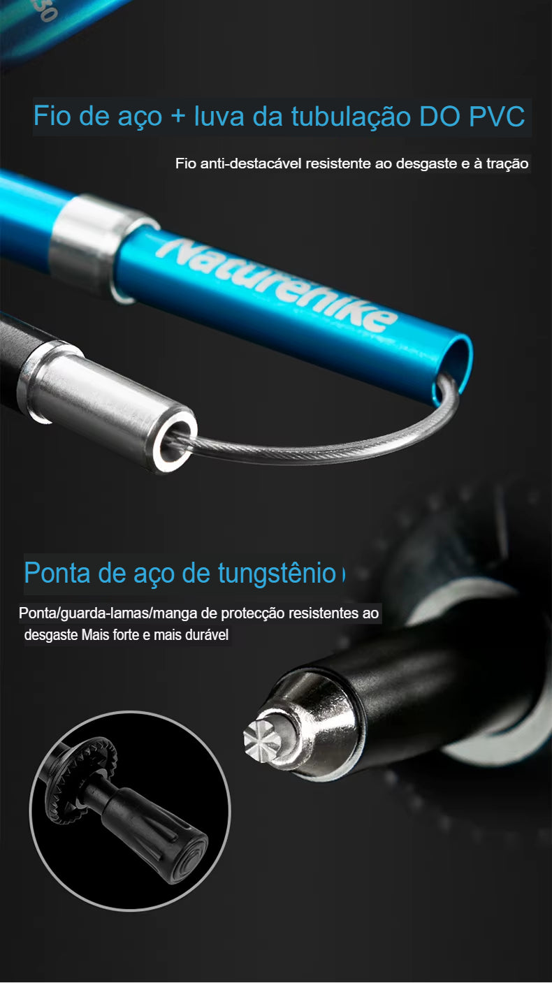 Naturehike Bastões de trekking Ultraleve Dobrável 1 pçs®