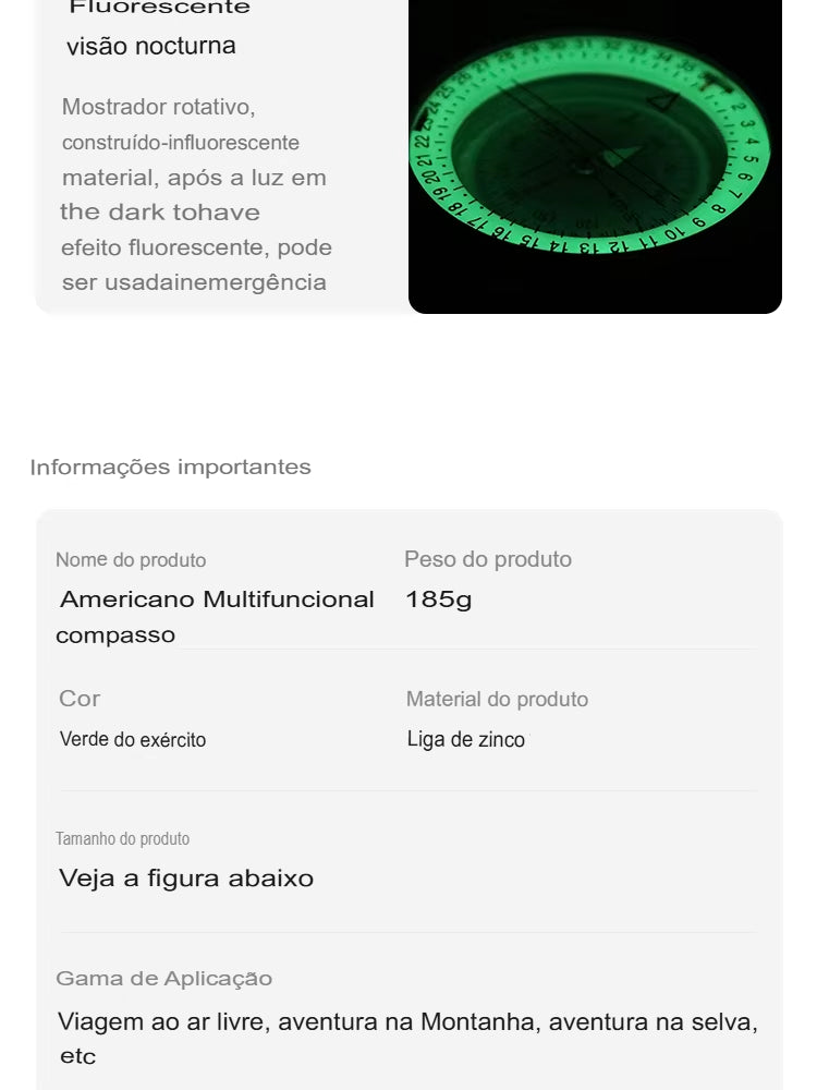 BÚSSOLA PROFISSIONAL LENSÁTICA®