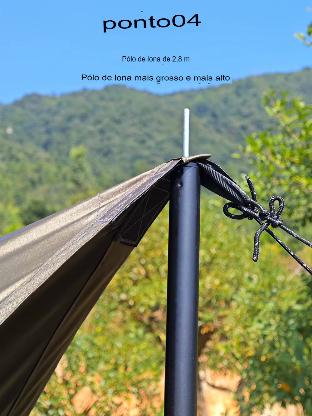 Lona Top Lander Octogonal Revestida 5.1x5.1m®