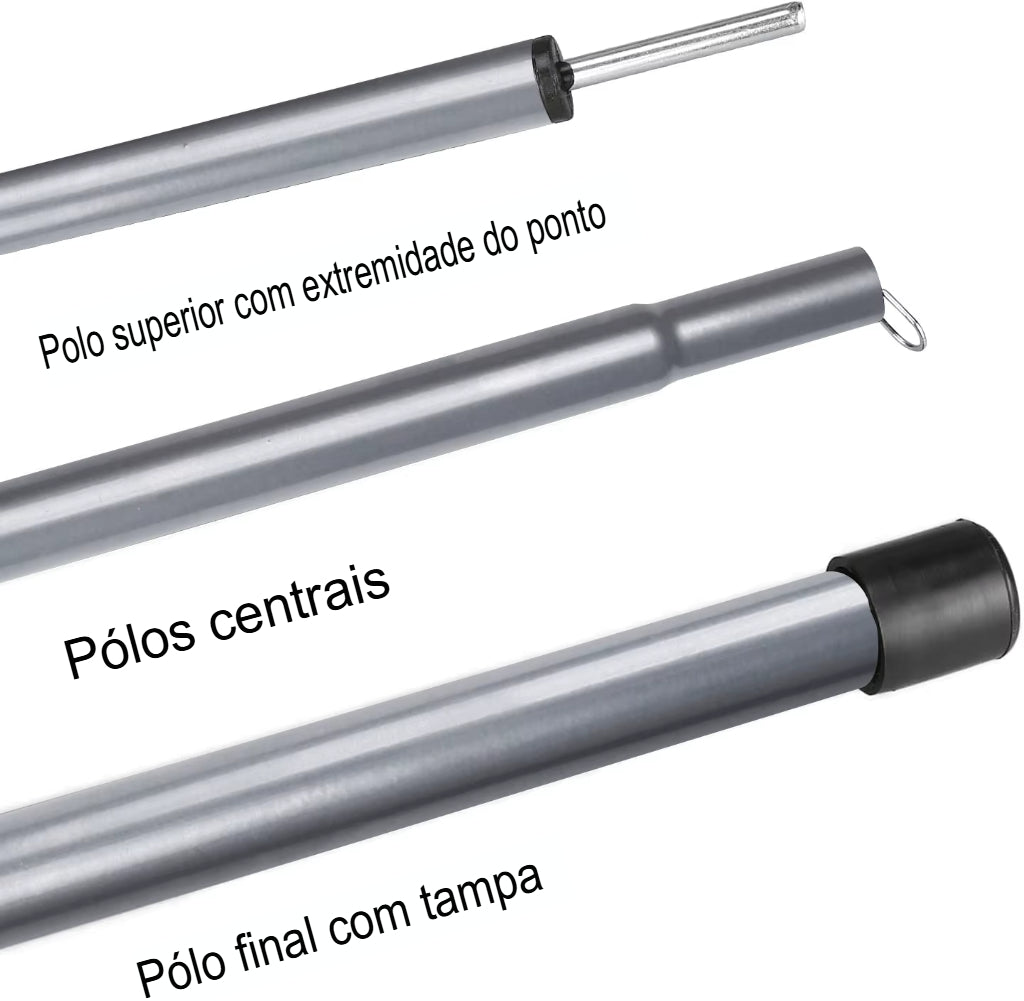 Pólos Telescopicas 2m®