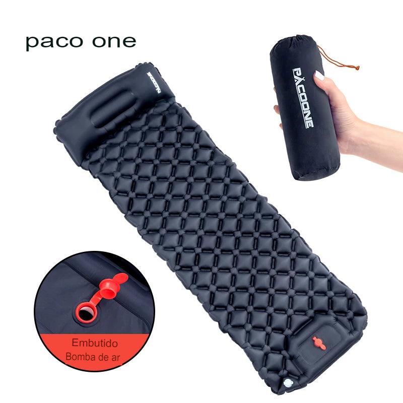 Colchonete Inflável Com Travesseiro Esteira®