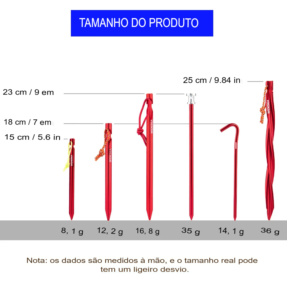 Estacas Pregos Widesea®