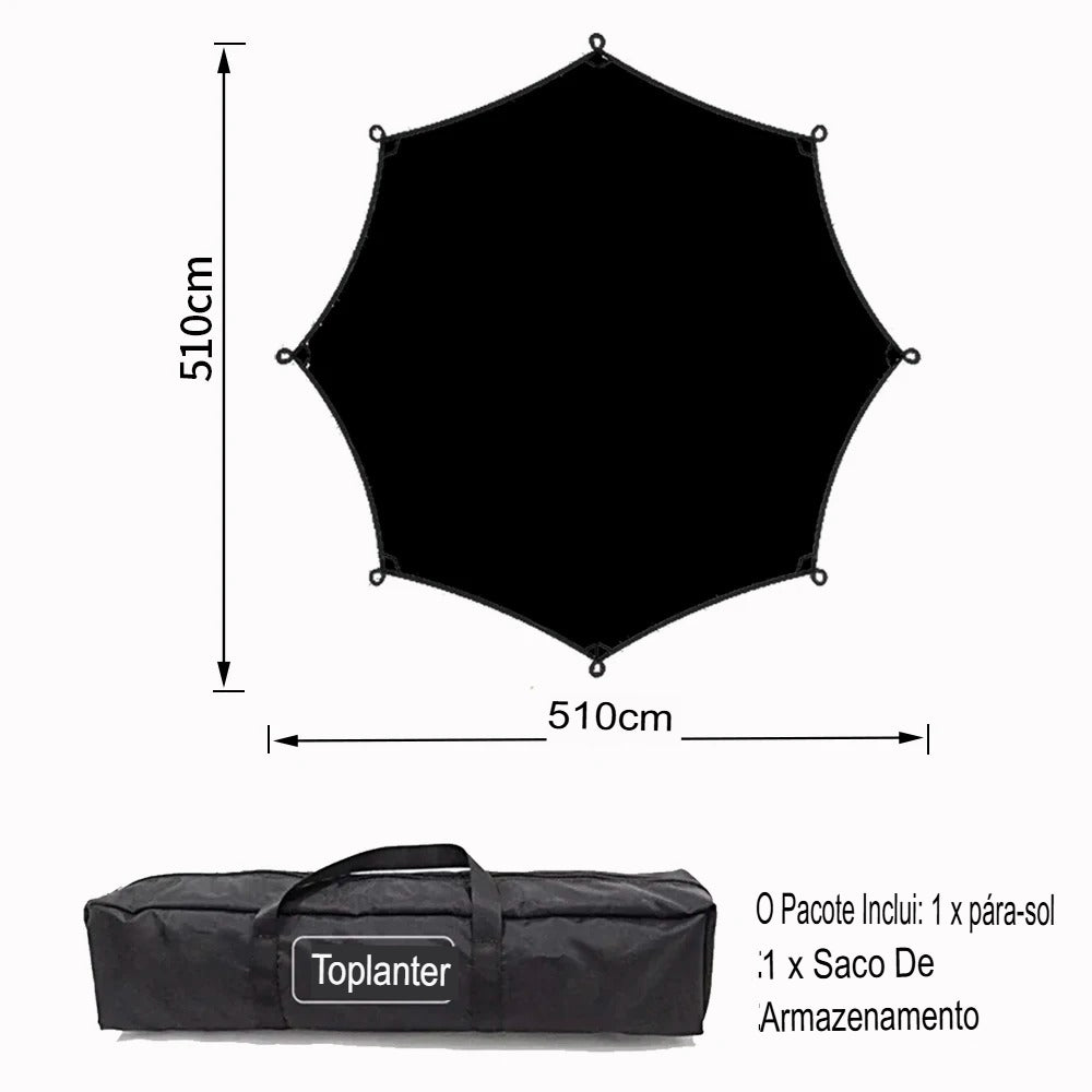 Lona Top Lander Octogonal Revestida 5.1x5.1m®