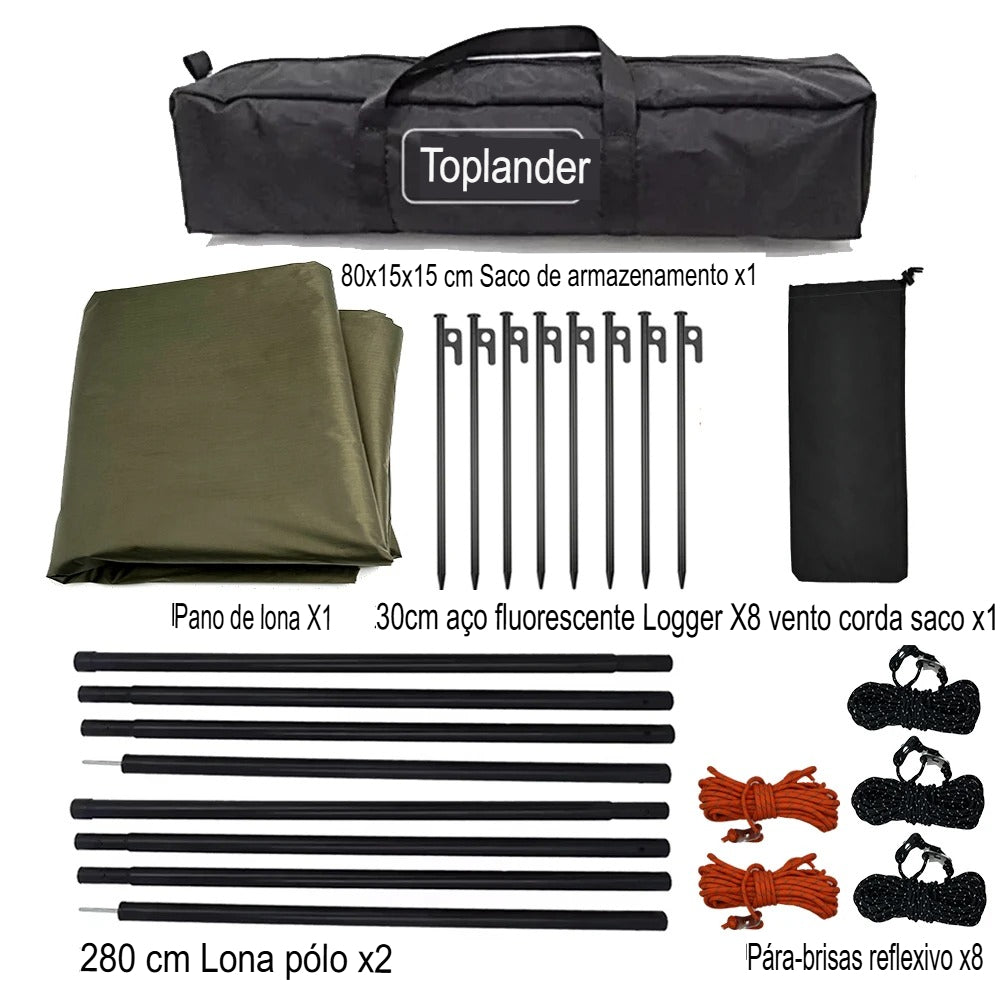 Lona Top Lander Octogonal Revestida 5.1x5.1m®