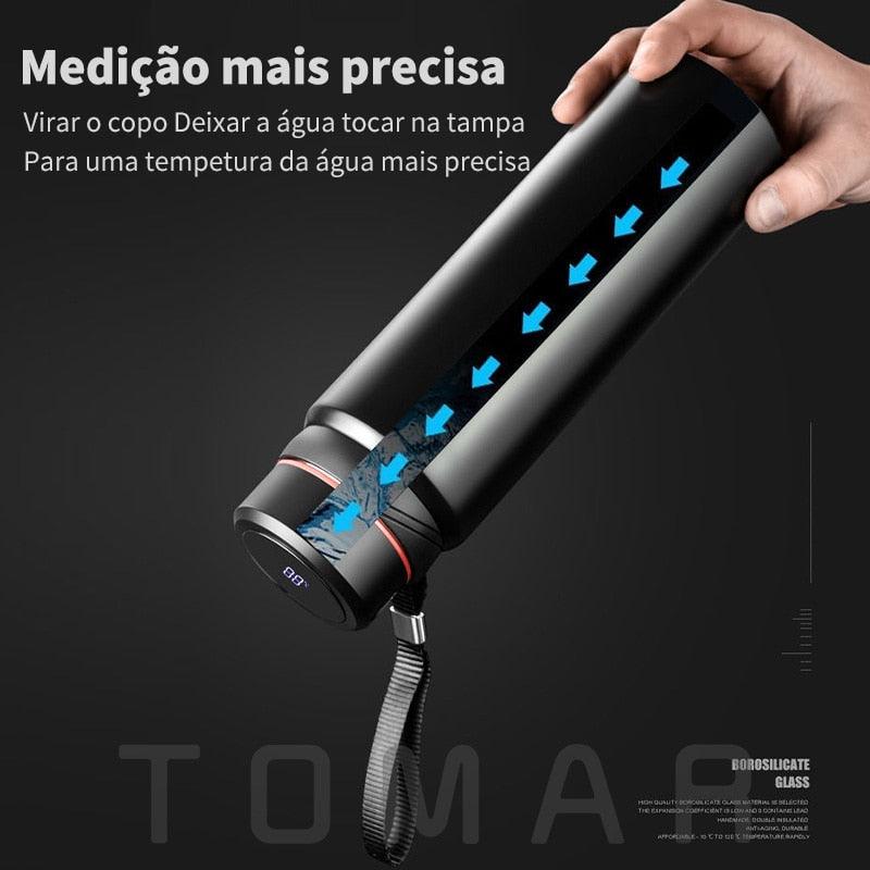 Garrafa Inoxidável Display LED®