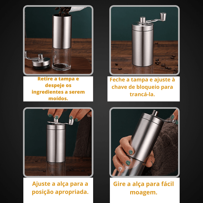 Moedor De Grãos De Café Manual.